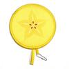 Portable Round Foldable Hand Fans Cartoon Foldable Design Handheld Folding Fan Round Shape Fruit Style Cooling Fans
