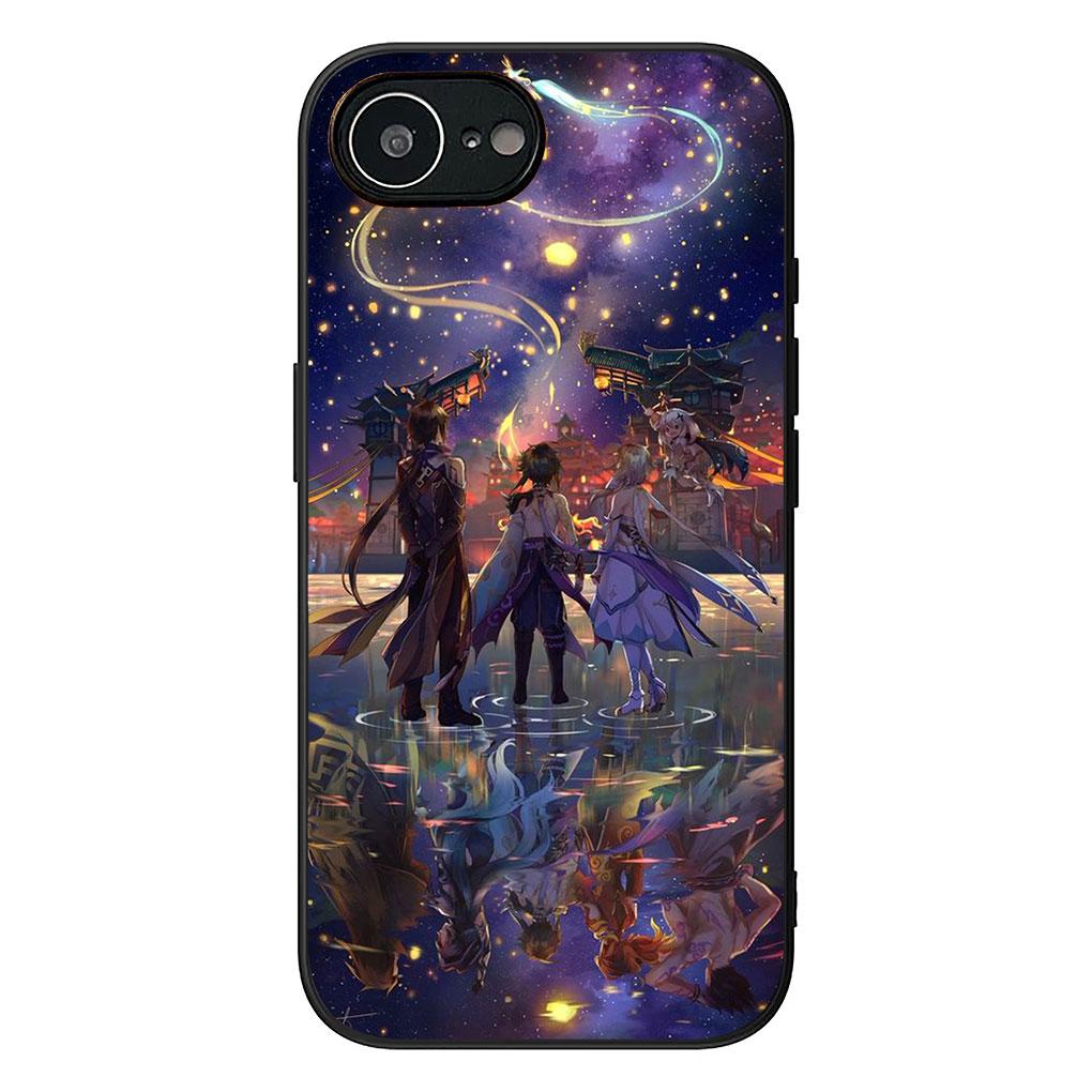 Phone Cover for Samsung Galaxy Note 20 9 8 S8 S10 S9 Plus A54 A33 A21S A31 M21 S10E A17 Case Zhong Li Genshins HuTao Xiao Impact