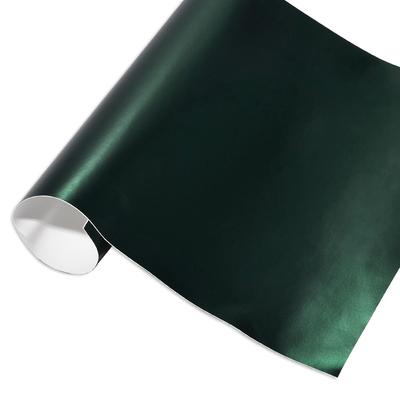 60/75x152cm Matná Tmavě Magická Zelená Nálepka pro Motorku Auto Interiér Exteriér Vinylové Balicí Fólie List Obtisky Bez Vzduchových Bublin
