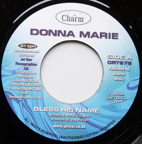 

7inch Record DONNA MARIE / GREGORY ISAACS - Bless His Name / I Will Return CRT976 Charm UK Reggae, Ska & Dub Used