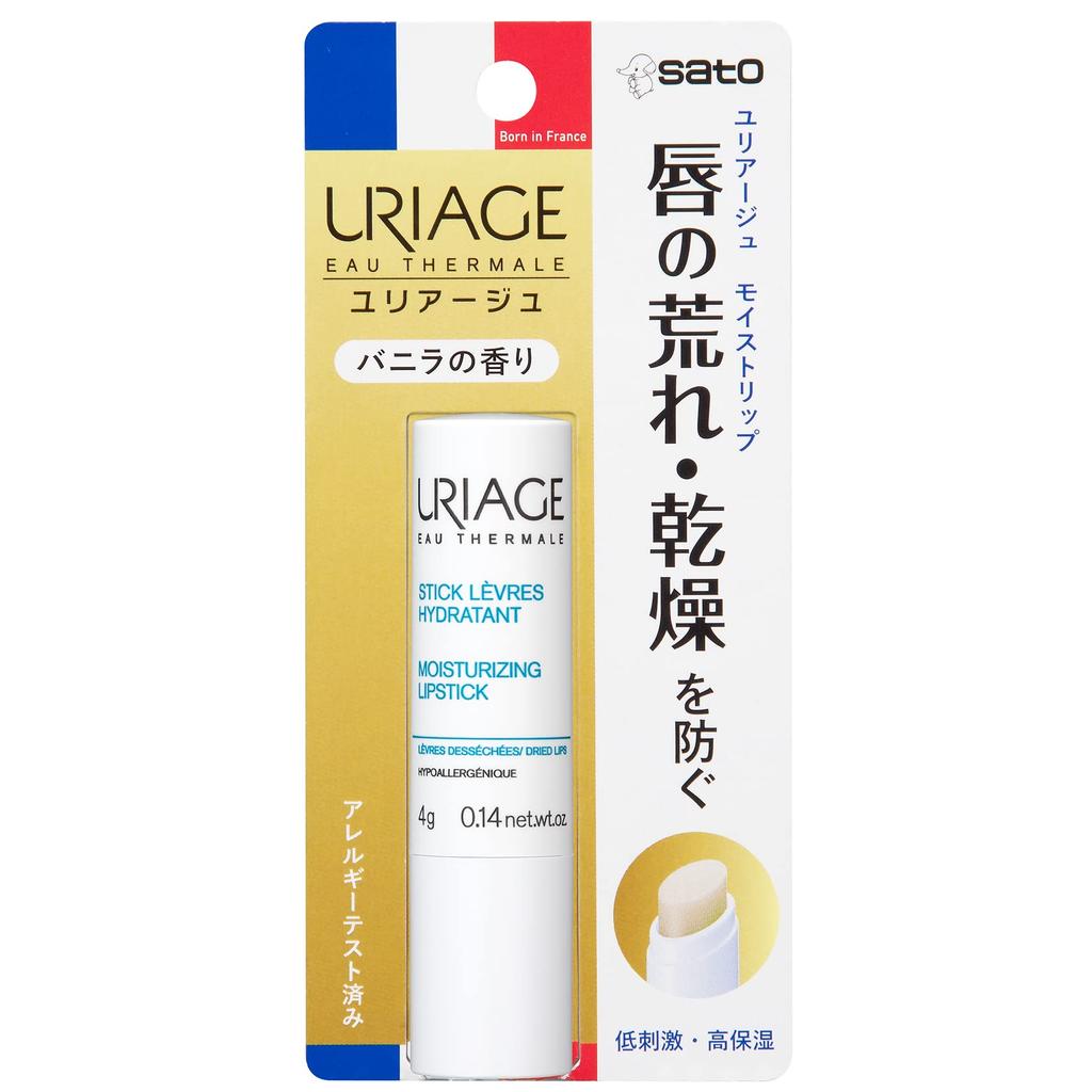URIAGE Moist Lip Low Irritation and High Moisturizing URIAGE Sato Pharmaceutical Lip Balm 4g <Vanilla> (x 1)