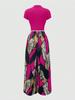 Women's Sleeveless Printed Fashion Set with Versatile Wide-Leg Pants