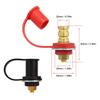 Battery Charger Post Stud Remote Battery Terminals with Cap Battery Jump Post for Auto Truck Boat ATV RV Car
