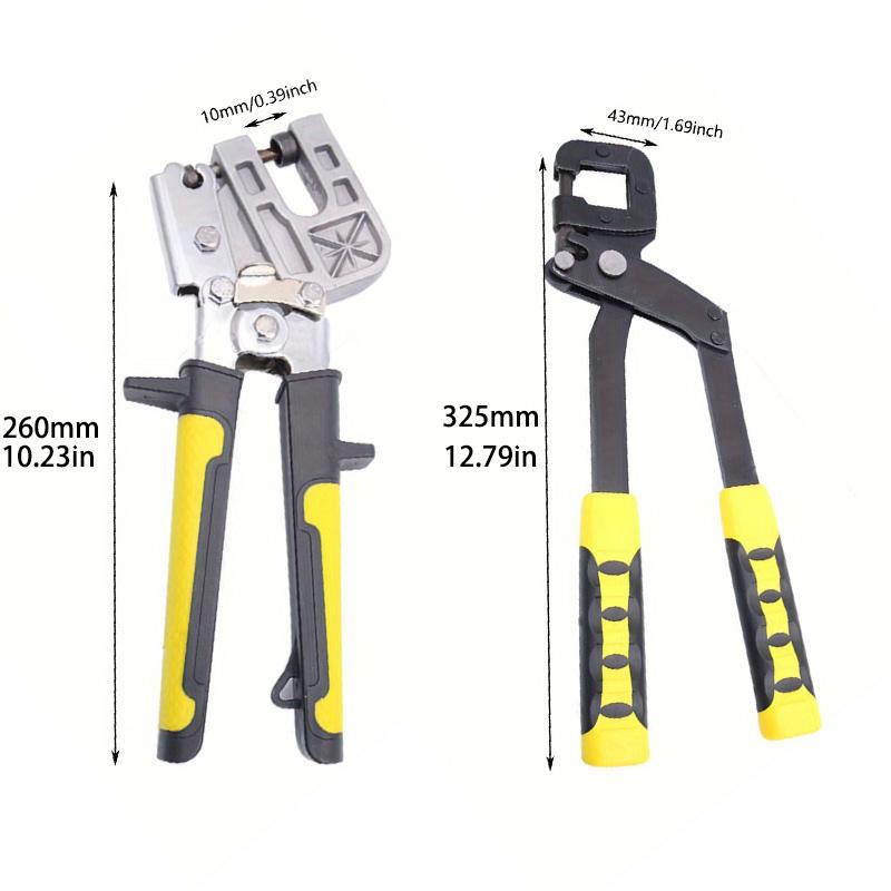 Keel Pliers, Stamping Pliers Punching Pliers Flat Hole Keel Riveting Clamps Flat Mouth Pliers Universal Wrench Crimping Pliers