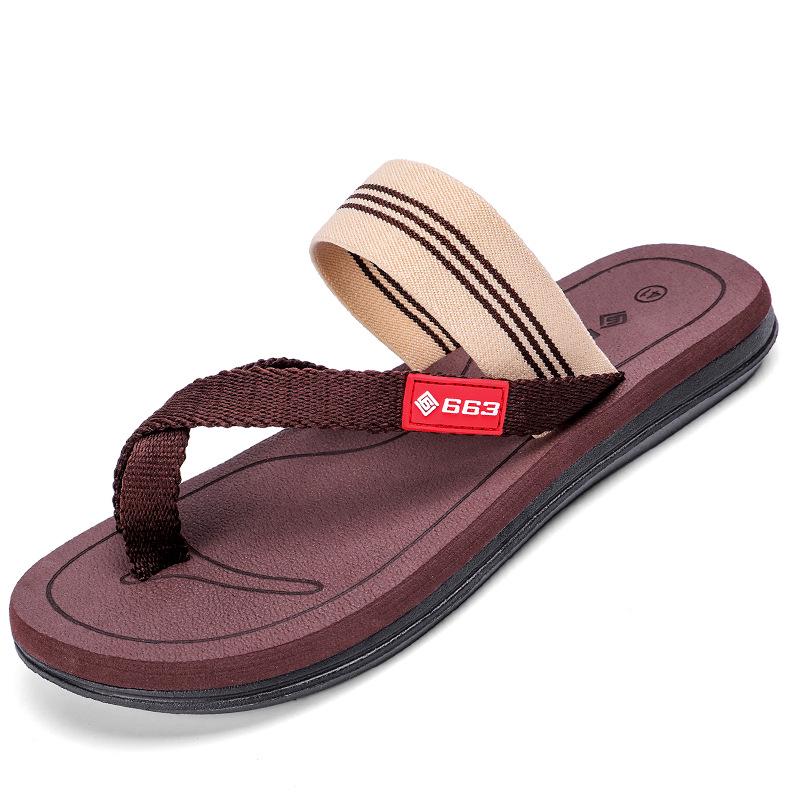 Men Summer Shoes Mixed Colors Sandals Male Slipper Indoor Or Outdoor Flip Flops summer beach Non-slip waterproof flip flops