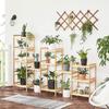 SONGMICS 3-Tier Bamboo Storage Rack for Bathroom, Kitchen, Bedroom, 45 x 31.5 x 80 cm, Natural