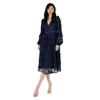 Maya Deluxe Womens/Ladies Floral V Neck Midi Dress
