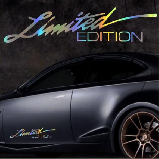 1 Pair Laser Sticker Graphics Decal For Car Body Door Hood Rear Window DIY Decor
