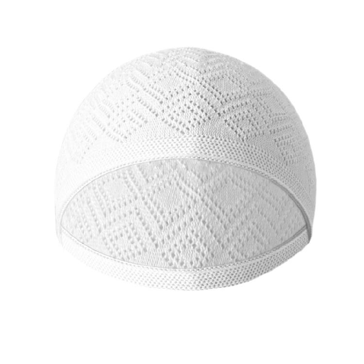 Foldable Sun Hat Gentleman Hat Breathable Hat for Men National Styles Hat for Worship and Everyday Use