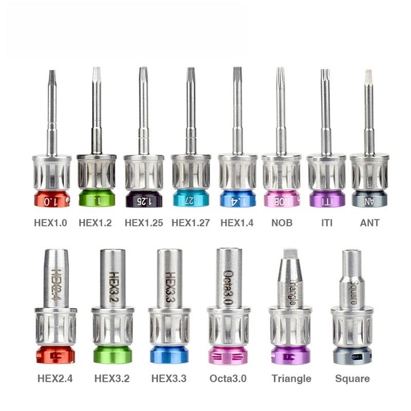 Dental Universal Implant Torque Screwdrivers Wrench Kit 16Pcs Screw Driver Dentistry Implant Repair Tools