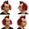 Punk Spiky Wig Headwear Cosplay Funny Fluffy Clown Bald Headpiece Mask Party Carnival Party Costume Props