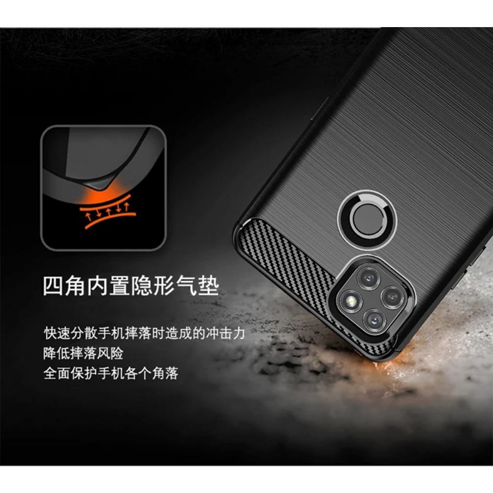 For Motorola Moto G9 Power Case Bumper Rubber Silicon Carbon Fiber Cover For Motorola G9 Power Phone Case For Moto G9 Power Case