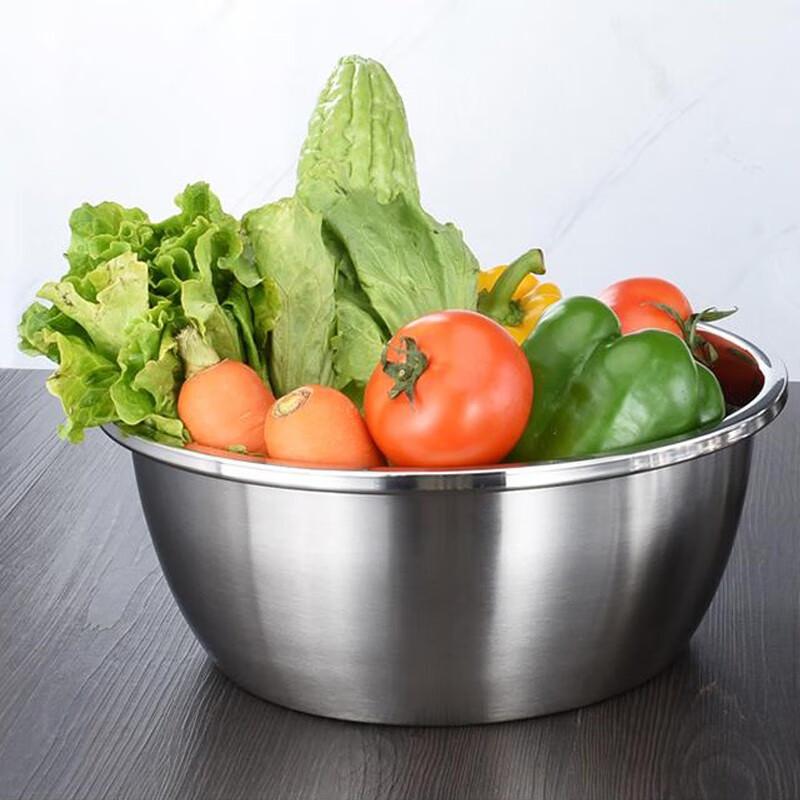 Yiyouxin Thickened Stainless Steel Mixing Bowl and Colander Set