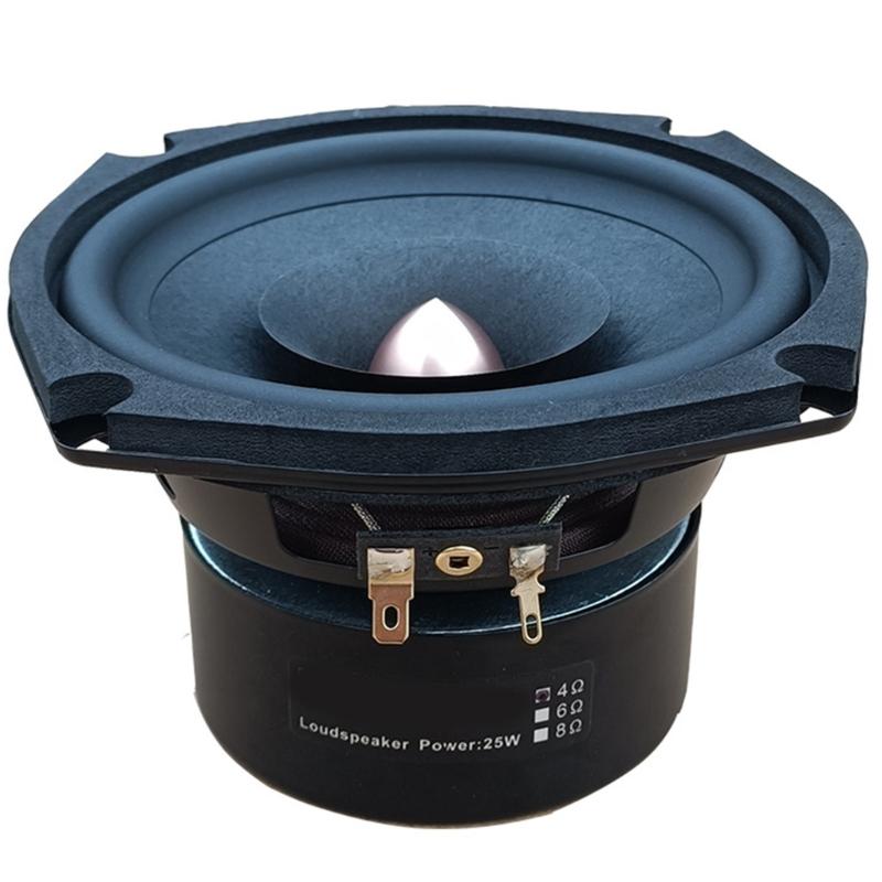 High Sensitivity 5.25Inch Midrange Speakers Deeply Bass Sound Car Music Speakers for Music and Movie Enthusiasts