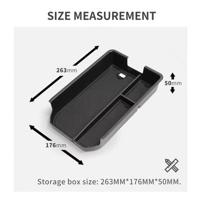 For Toyota Land Cruiser Prado 2025 J250 Center Console Armrest Storage Box Organizer Tray Organizer Car Interior Accessories