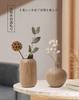 CHADWICK Mini Japanese-Style Vase for Dried Flowers, White Oak, 0.9cm Hole Diameter (B)
