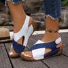 Women Sandals Summer Lightweight Wedges Shoes Woman 2025 New Soft Heels Peep Toe Sandals Women Platform Beach Sandals