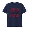 The Jesus Lizard Head Print T Shirt Post Hardcore Rock Band Style  vintage Washed Casual Unisex Top For Everyday Wear Versatile