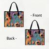 Vintage Grunge Art Tote Bag Durable Casual Daily Handbag for Women Fashion Trendy Large Capacity Shoulder Bag for Shopping Outdoor Travel
