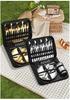 Stainless Steel Camping Cutlery Set: Knife, Fork, Spoon, Plate, Cup with Cloth Bag for Outdoor Use