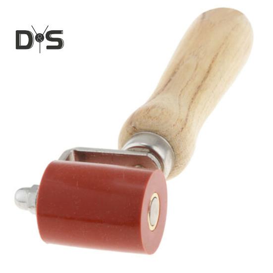 Silicone Seam Roller with Wooden Handle Ergonomic Design Durable Structure Heat-Resistant Portable Quick Pressing Roller