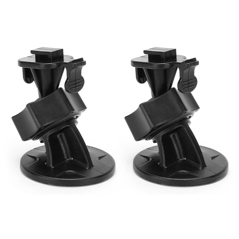 2pcs Dash Camera Mount Bracket 360 Degree Adjustable Dashboard Suction Cup Auto Recorder StandSingle Buckle with Clamp