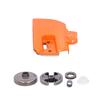 Chain Sprocket Clutch Cover Kit Fit for Husqvarna 353 351 350 346XP 345 Chainsaw
