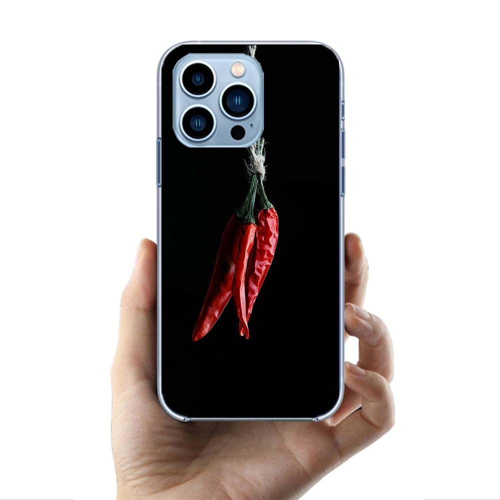 Taste The Flavor of Chili Peppers Cases Phone Case For Iphone 17E 16E 17 Air 16 Pro Max 15 Pro 14 Plus 11 13 12 Mini Cover Cases