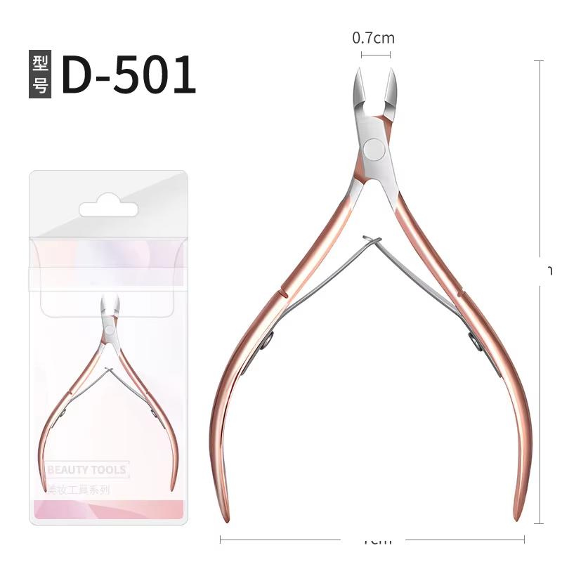 Tagliacuticole Professionale Pinzette Unghie Forbici Spingicuticole Manicure Pinza Pedicure Rimozione Pelle Morta Strumento per la Ricrescita delle Cuticole Unghie
