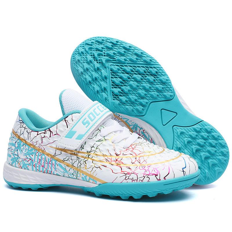 School Season Children's Shattered Nails Training Football Shoes Boys, Girls Student Sports Outdoor Artificial Grass Earth Shoes Men