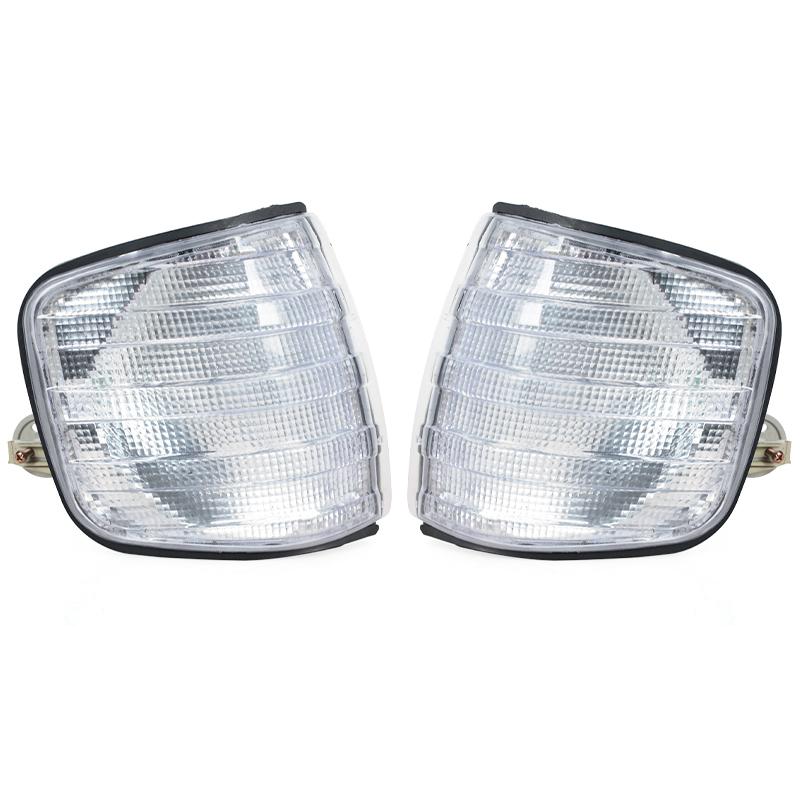 For Mercedes Benz W126 260SE 280SE 300SE 380SE 420SE 300SEL 500SEL 560SEL Front Bumper Headlight Side Marker Corner Light Lamp