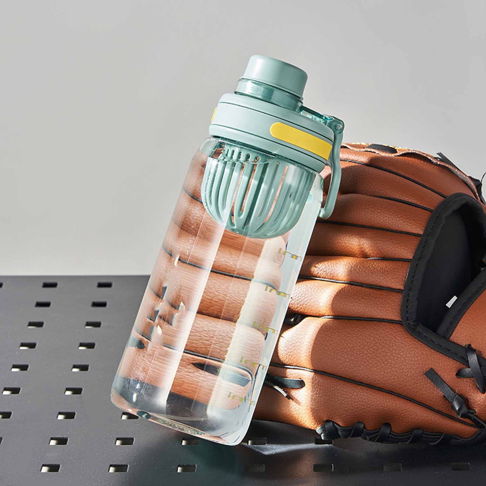

Summer Sports Water Bottle, High-Temperature Resistant Plastic Cup with Tea Compartment, Portable -Drop Bottle S