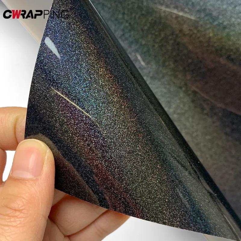 Rainbow Laser Car Wrap Waterproof Vinyl Film Self-Adhesive SUV Truck Exterior ization UV-Proof Film for Car Accessories