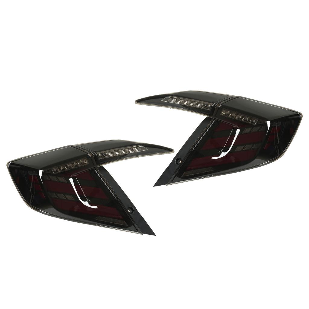 Mugen LED Tail Lights Assembly With Dynamic Turn Signal Replacement for Civic Sedan FC 2016?2021