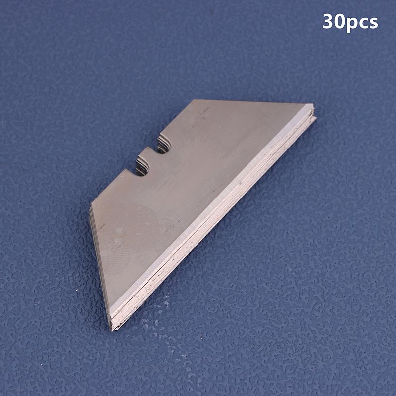 

30 шт. Трапециевидное лезвие Многофункциональное лезвие из нержавеющей стали Замена Инструмент для резки для DIY искусства и ремесел Лезвие Ручные инструменты A