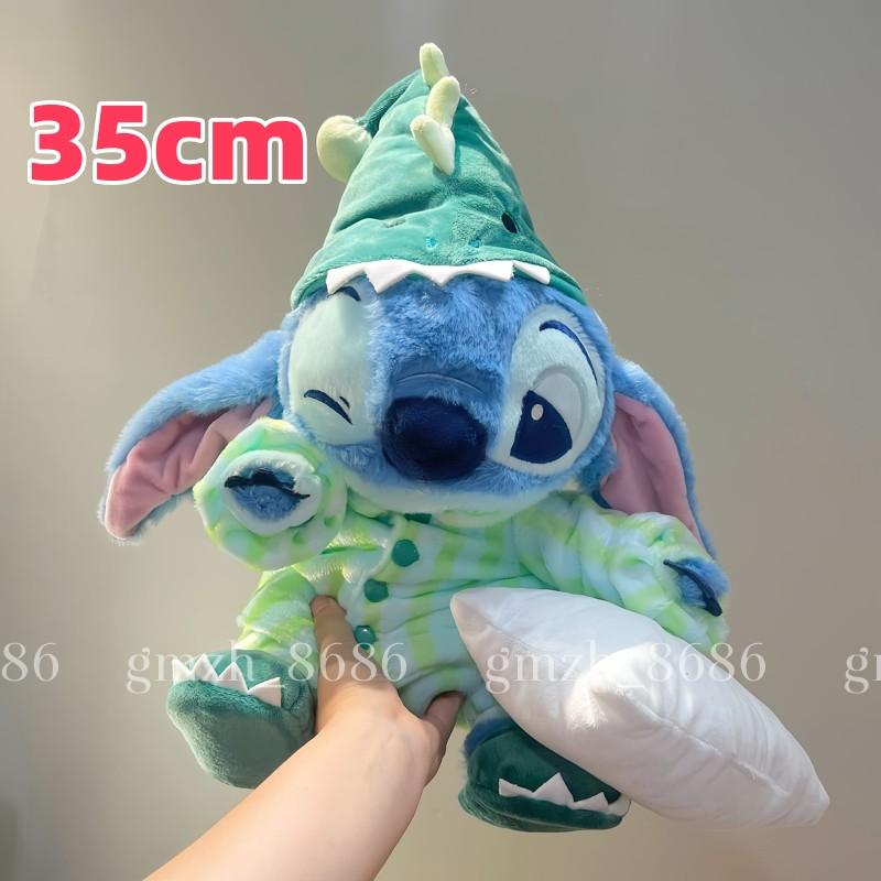 

High Quality Minnie Plushies Wearing Pajamas Cartoon Stuffed Stitch Plush Toy Huggable Pillow Soft Doll Home Decor Gifts Girl Premium Quality As Picture