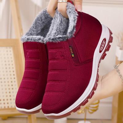 Зимние ботинки Plus Velvet Thick Cotton - Теплые и удобные зимние ботинки для женщин среднего и пожилого возраста