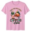 Camping Crew Fires Friends Drinks Outdoors Graphic Tee Unisex Unisex Unisex Top