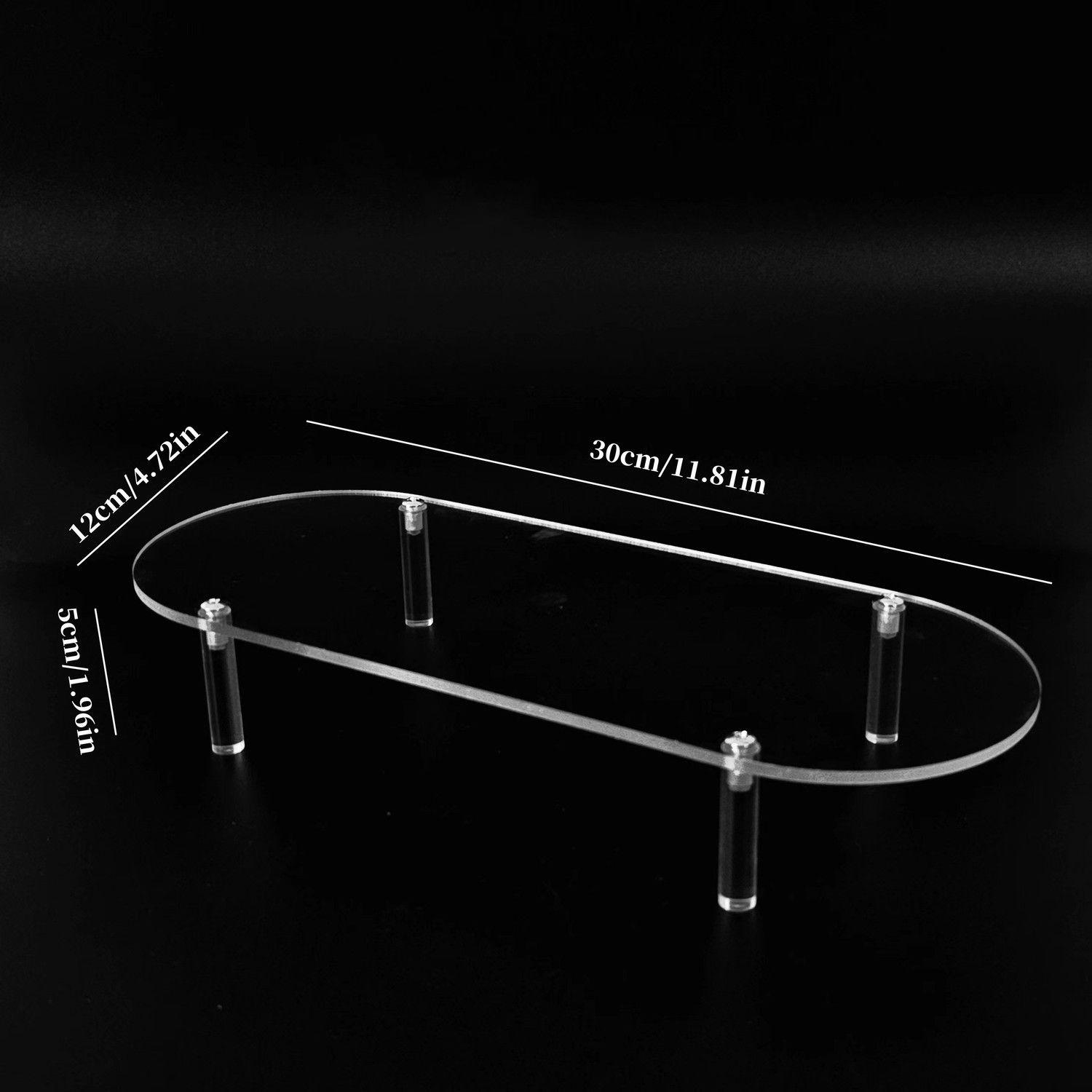 Acrylic Risers Acrylic Display Stand Dessert Display Cupcake Stand Display Shelf for Countertop Organizer Collections Cosmetics