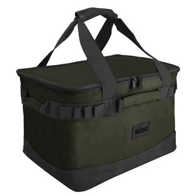 Akizora Storage Box, Outdoor Tote Bag, Large Capacity Container, Ideal for Storing Camping Gear, Fire Pit, Wood Stove, Charcoal Grill, Etc., 40 X 30 X