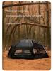 Quick-Open Mountain Mushroom Tent: Spacious, Ventilated, Rain & Sunproof, No-Setup Required for Outdoor Camping
