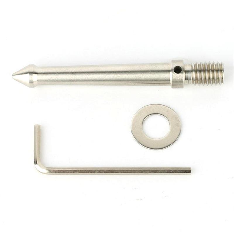 Tripod Foot 3/8 1/4 Inch Screw M8 Stainless Steel Replacement Part Monopod Spikes Mount Nail 80/120mm Long With Wrench Gasket