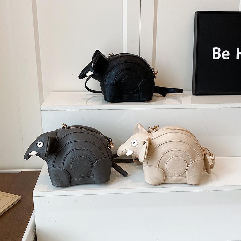 Women's Casual Fashion Creative Baby Elephant Bag Large Capacity New Funny Commuter Bag