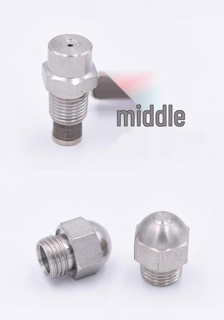 Stainless Steel Fine Mist Atomization Nozzle for Combustion, Cooling, and Dust Removal
