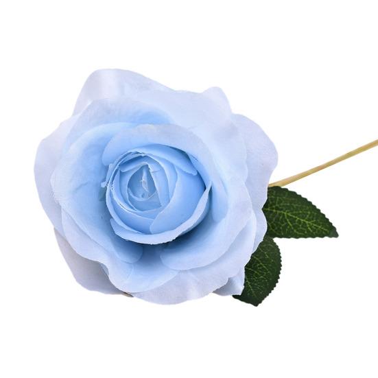 Sztuczny kwiat róży, realistyczny sztuczny jedwabny kwiat, gałązka, biuro domowe, weselne przyjęcie, centralny element stołu, wazon DIY, dekoracja ze sztucznego kwiatu