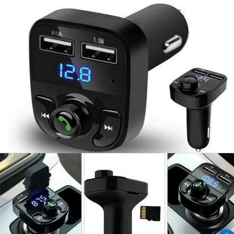 Car Bluetooth Receiver Charger Lossless Sound Quality Fm Transmitter Card Insert Car Mp3 Bluetooth Player