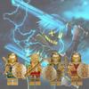 Themed Mini Ninja Figure Toy Building Block Set Toy With Weapon Accessories