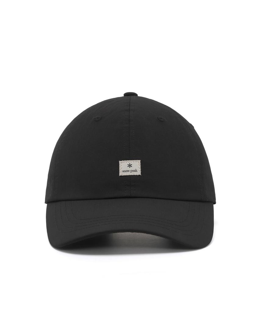 SNOWPEAK APPAREL Ecco Taslan Baseball Cap (S26Zufbc71) Black