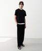 Jeilium [Jp] Cotton Silket Essential T-Shirt Black