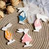 DIY Easter Decorations Mold Showing Traditional Rabbit Outline And Easy Operation Easter Home Decoration Mold